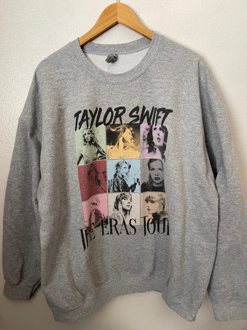 Taylor Swift Eras tour gray sweatshirt 2XL